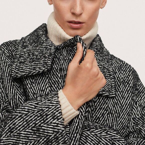 Mango Wool Blend Coat New - Picture 7 of 11